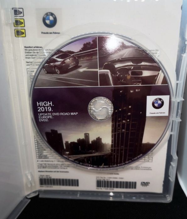 Нави диск Bmw с картами 2024 Украина и Европа