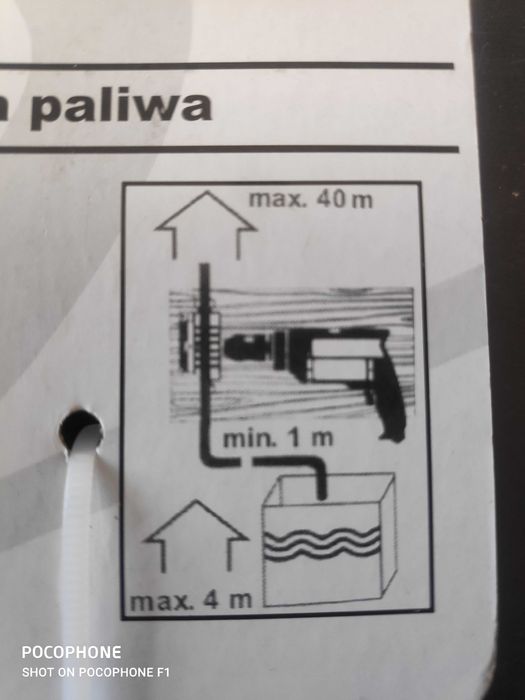 Насос на дриль для перекачування/викачування рідин 40 л/ хв. (Польща)