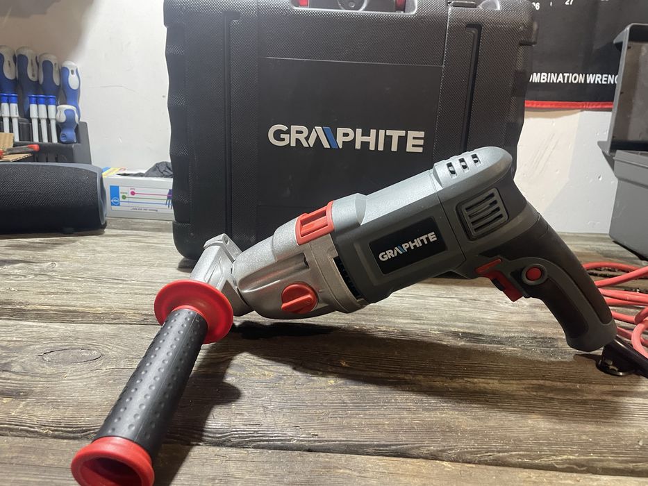 Młotowiertarka GRAPHITE + walizka | komplet | sprawna