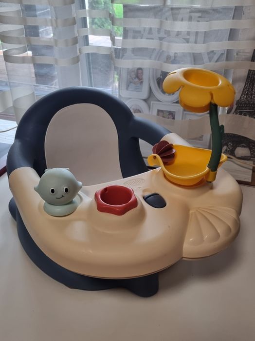 Стільчик для купання Smoby Little 2 в 1 з ігровою панеллю. Стульчик для купания