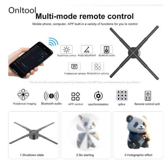 Hologram 3D Projektor WiFi