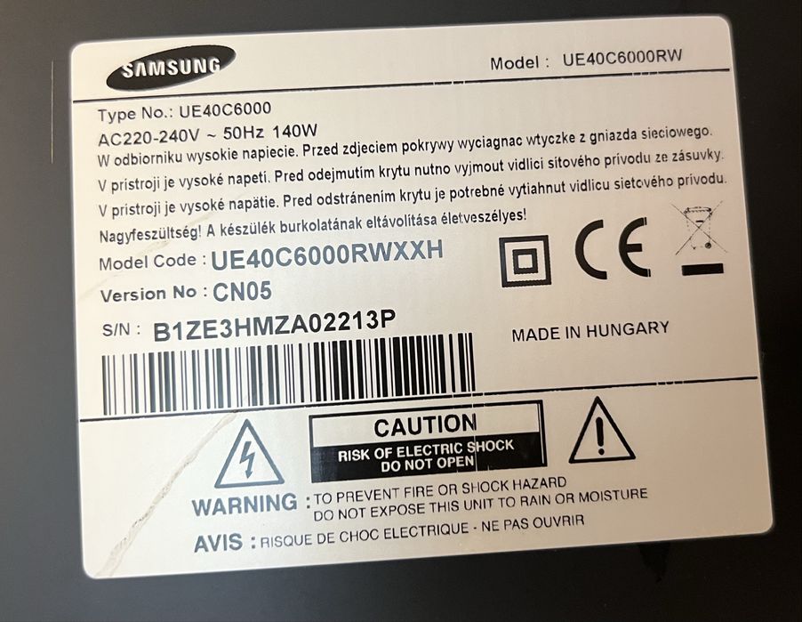 Tv samsung 40" 40C6000 full HD Piaseczno • OLX.pl