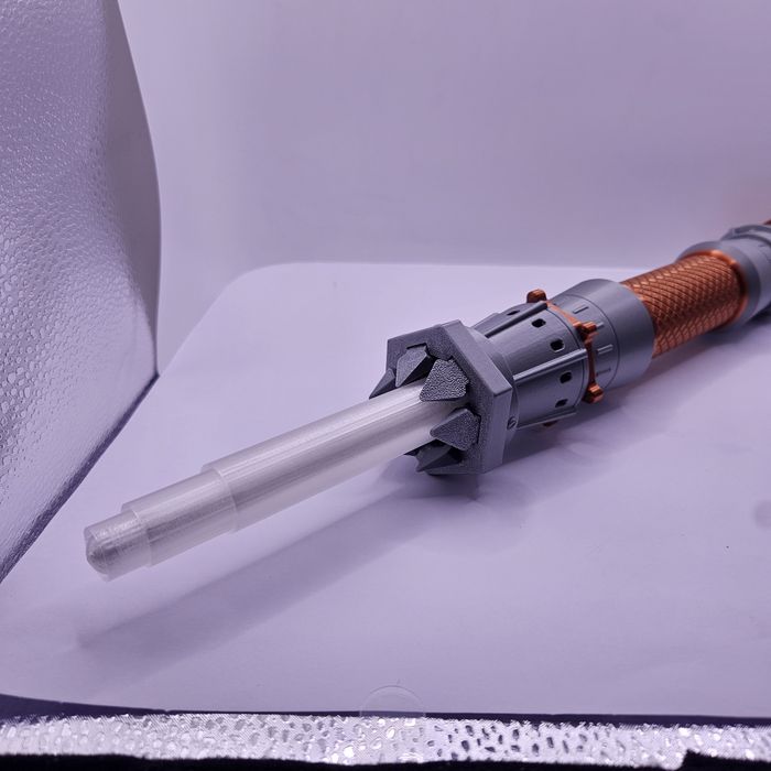 A Saga Star Wars, Sabre de luz 3D de A Ascensão Skywalker com luz, acessório para cosplay