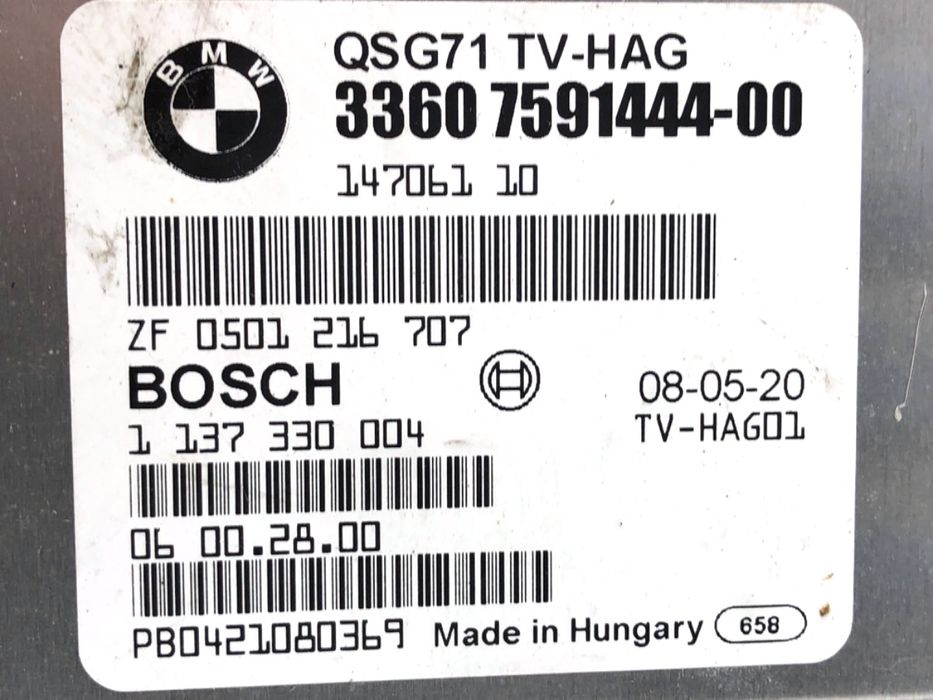 MODUŁ STEROWNIK NAPĘDU BMW E71 7591444 STEROWNIK