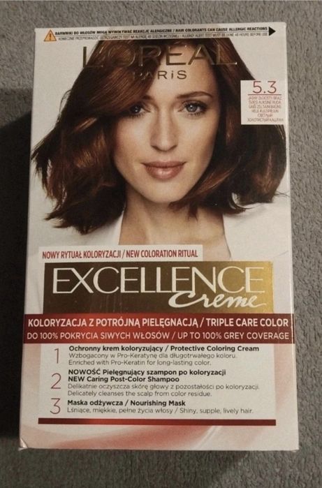 Loreal Paris farba do włosów odcień 5.3