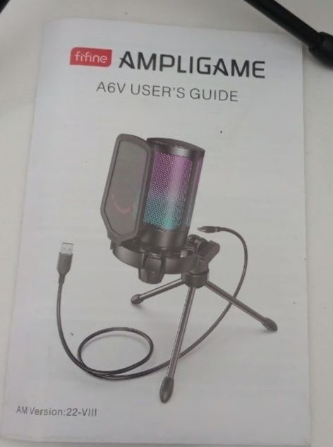 Mikrofon gamingowy studyjny A6V