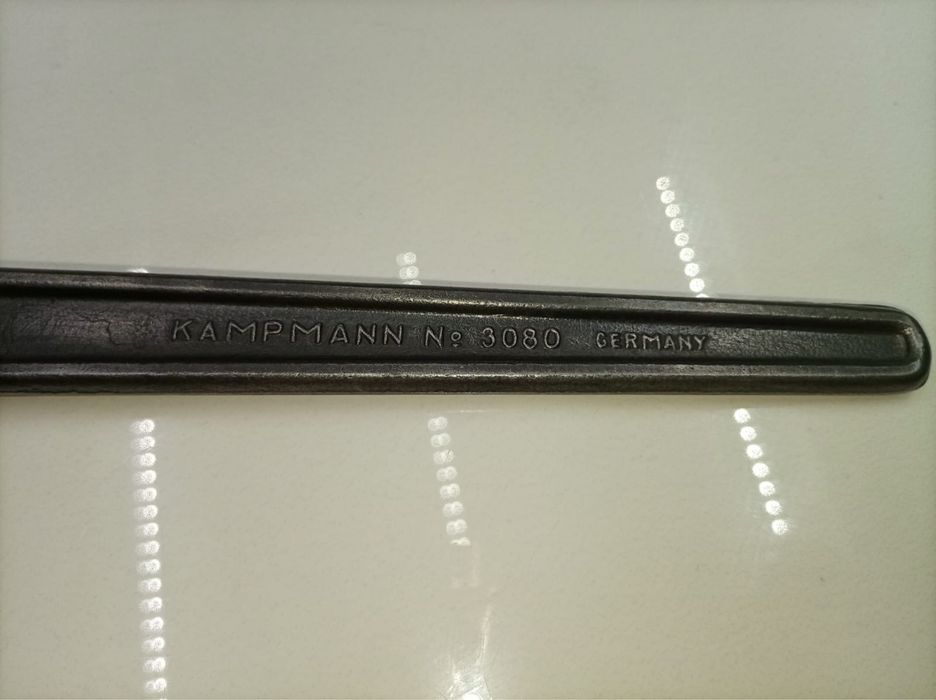 Stary klucz grzechotka Kampmann No3080 1/2 cala
