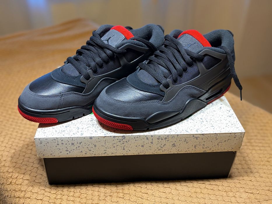 Air Jordan 4 RM Black/Varsity Red-Anthracite – EUR 44