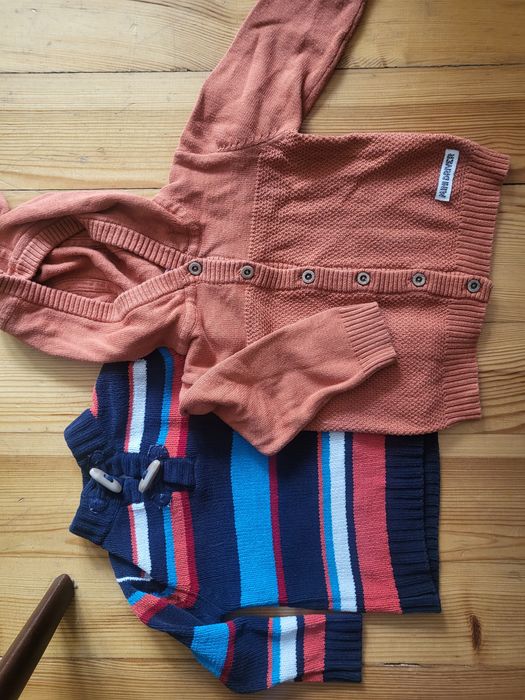 chłopiec r. 86 -  sweterek i sweter rozpinany
