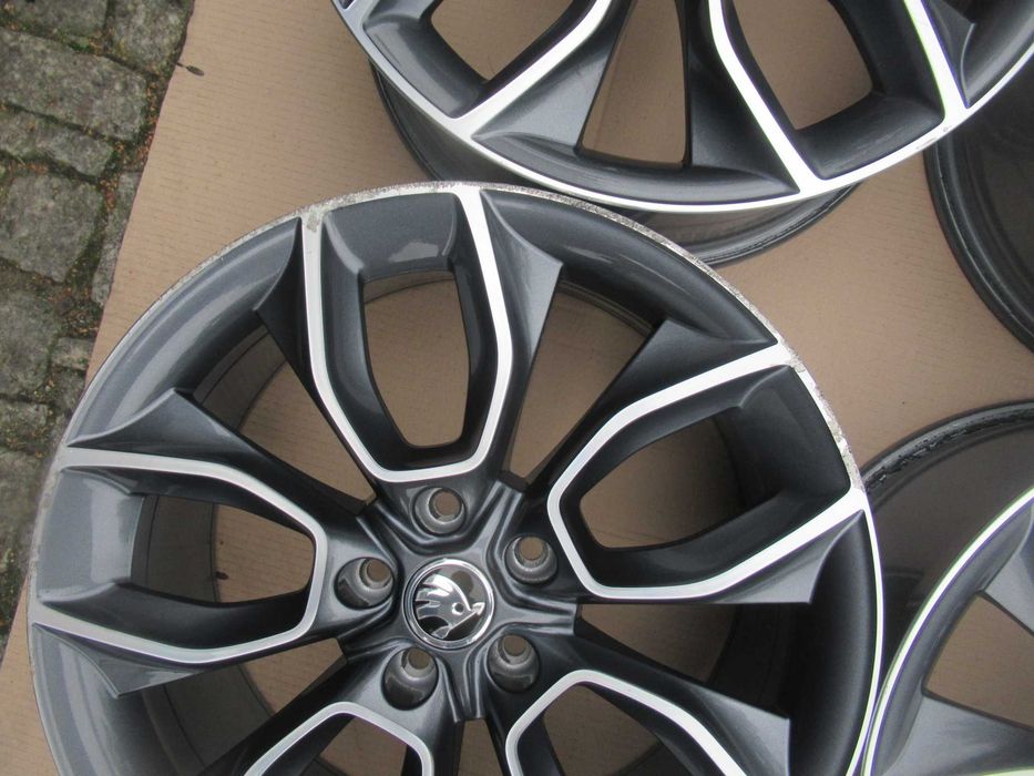 Alufelgi 4szt R19 SKODA YETI,Octavia 2,3,4,SUPER B,Kodiaq,Karoq,VW,AUDI,SEAT  4605