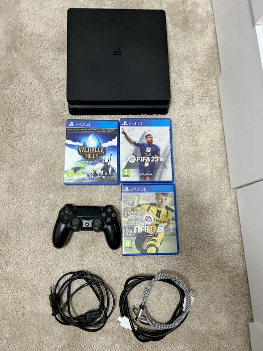 Ps4 Slim [1TB] + Comando + Jogos ( impecavel )