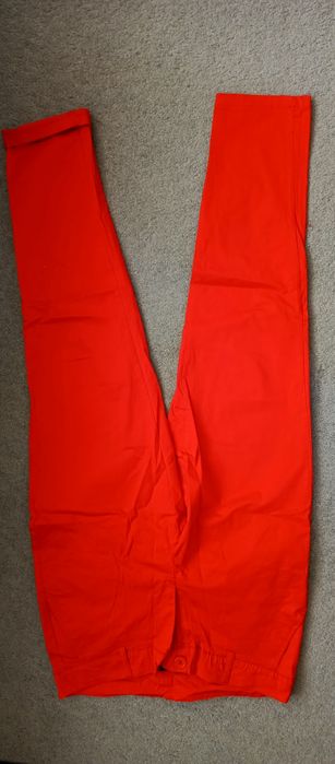 Moodo eleganckie czerwone spodnie letnie XL 42 nowe bez metki
