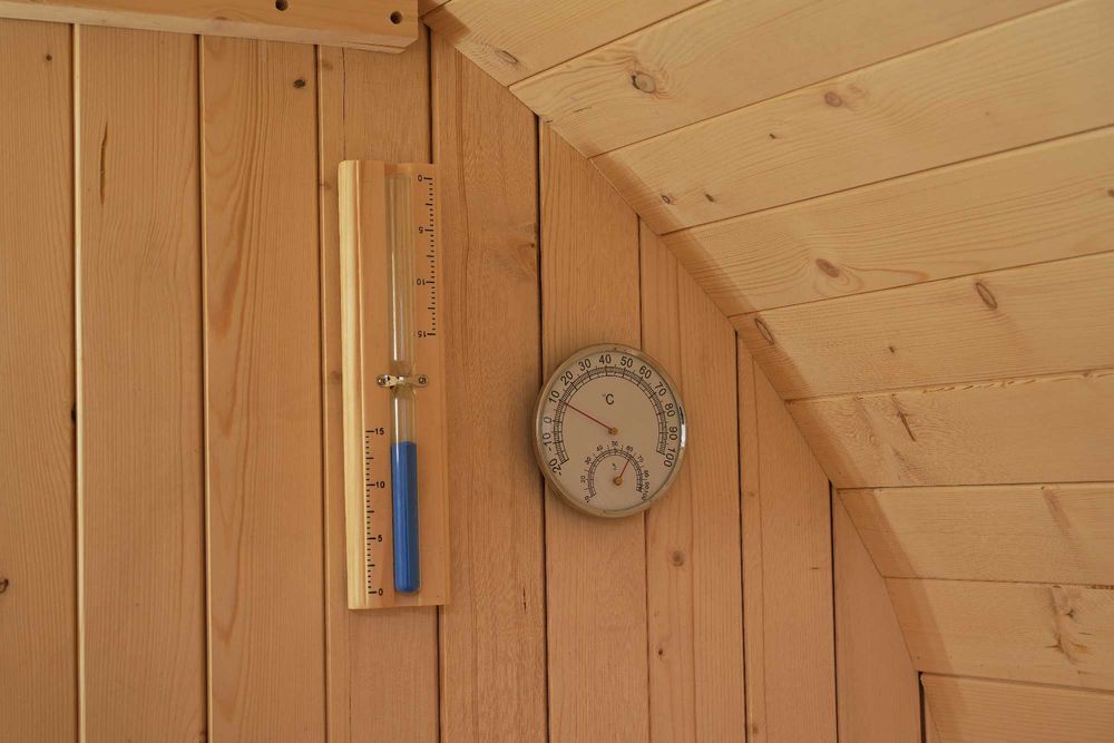 Sauna Fińska BECZKA 4os piec 6KW Harvia