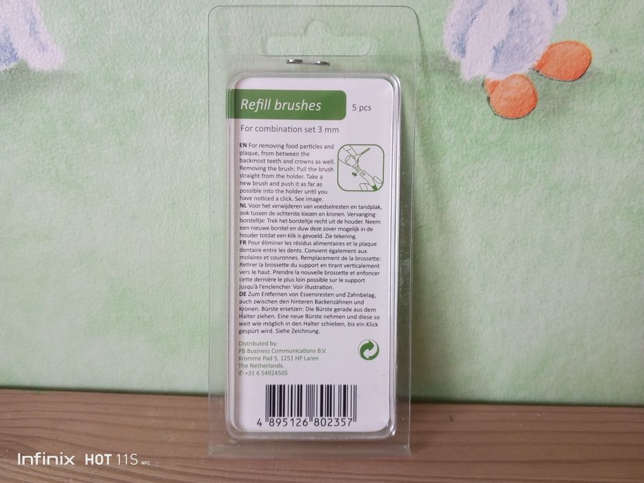 Czyściki do zębów Refill Brushers 3mm