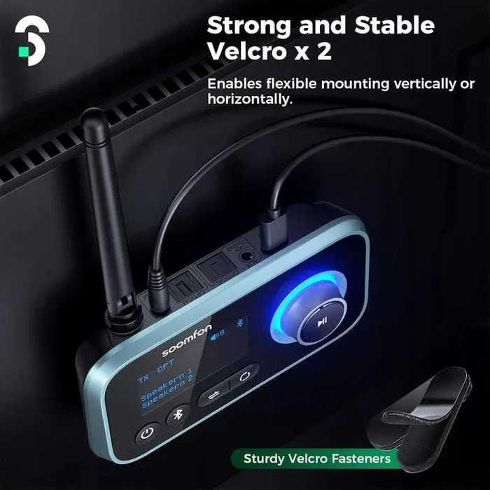 Adapter audio Bluetooth 5.0 SOOMFON Bluetooth nadajnik 3w1 BT17