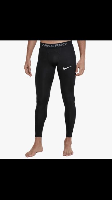 Чоловічі тренувальні легінси тайси компресійні Nike Pro,розмір S