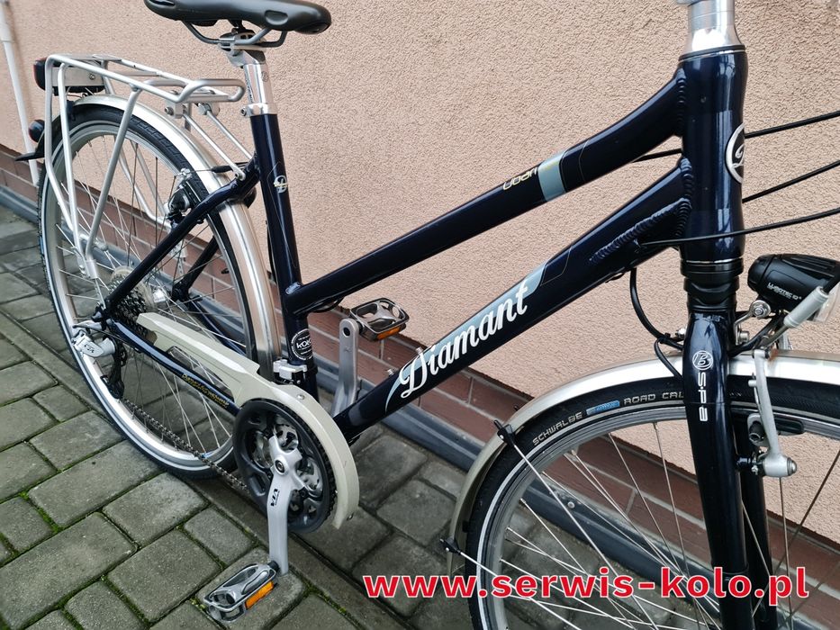 Rower damski damka miejski DIAMANT koła 28 okazja aluminium polecam