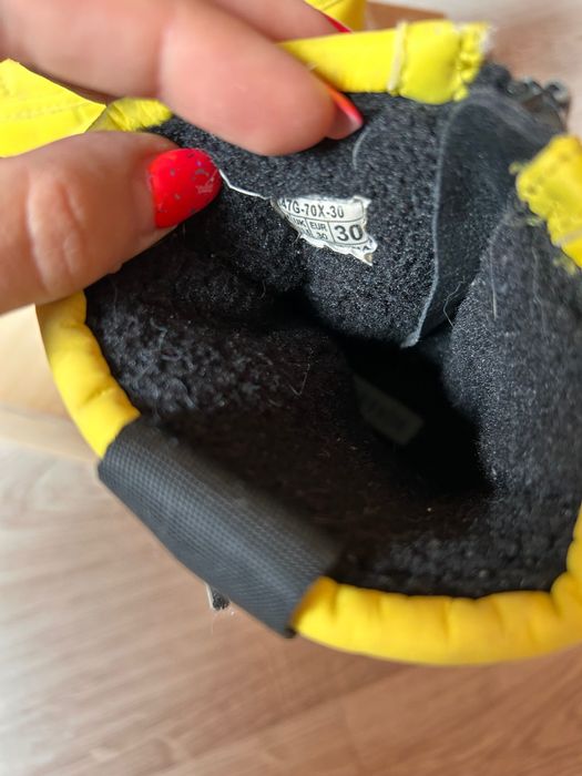 Chłopięce śniegowce rozmiar 30 buty na  zimę