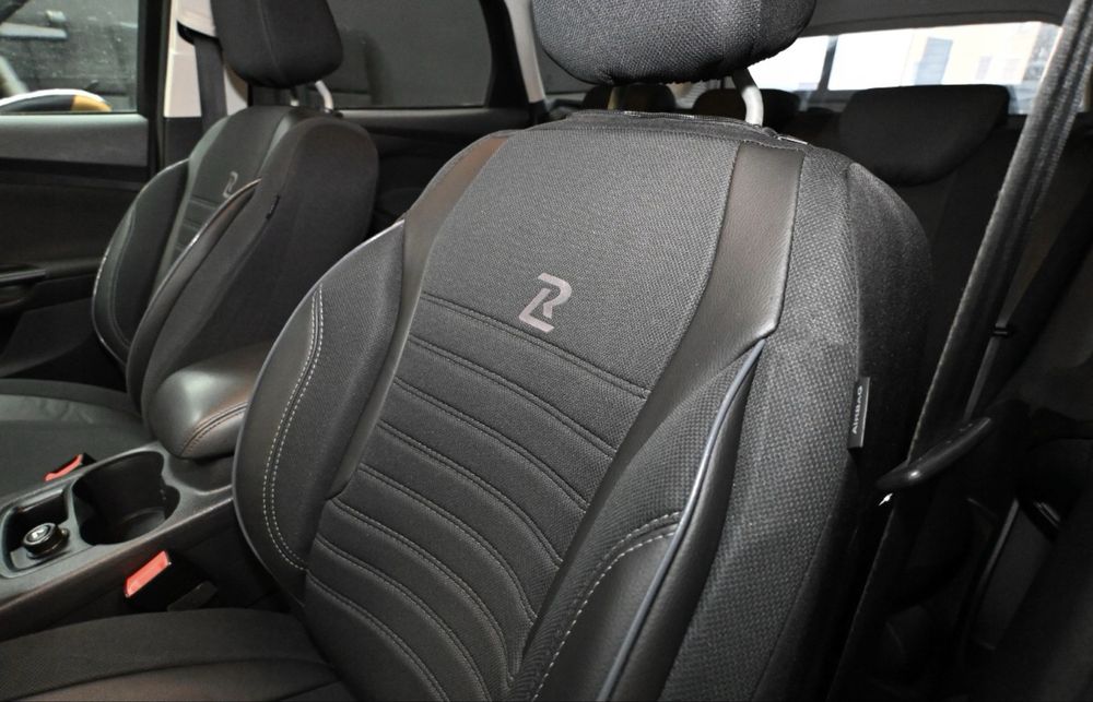 Чохли для сидінь автомобільні розкішні комплект ARES чорні універсальн