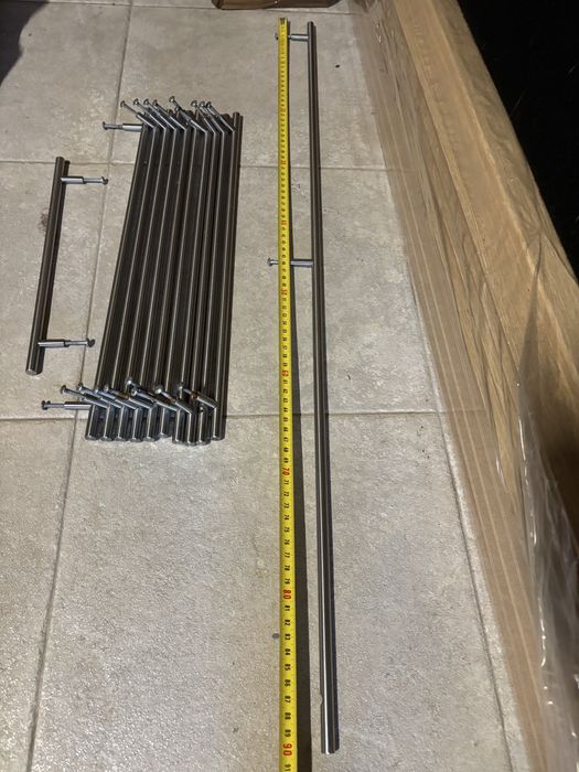 Puxadores inox escovado