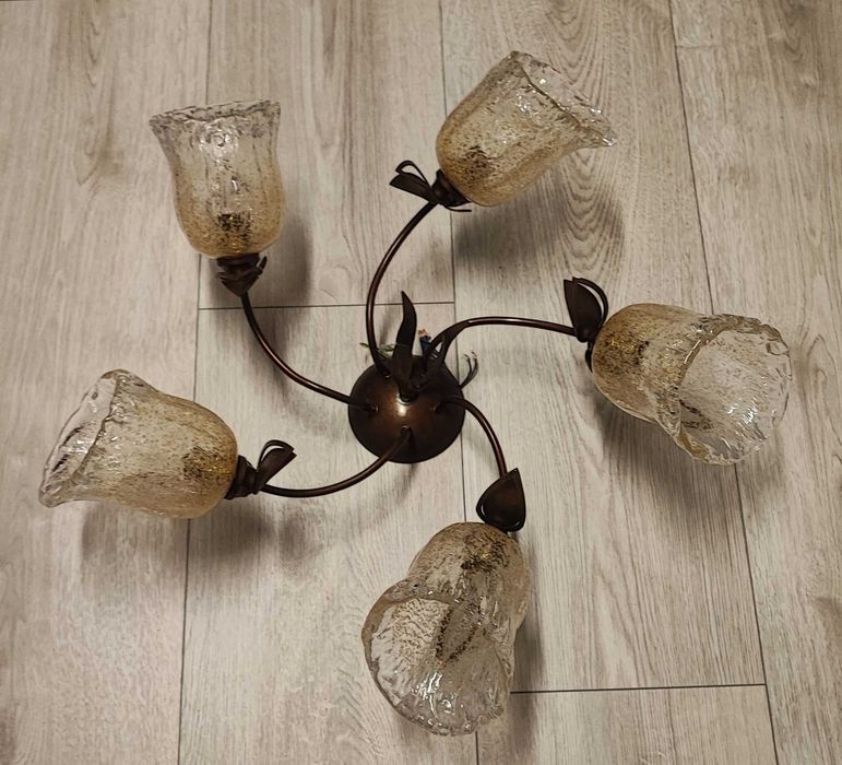Lucecrea - plafon/lampa sufitowa, 2 kinkiety pojedyncze i jeden podwójny