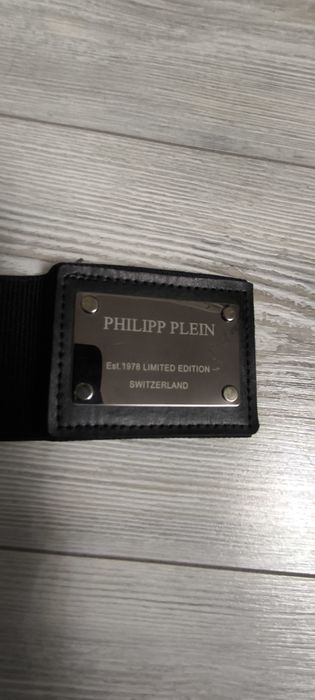 Pasek z szerokiej gumy Philipp Plein