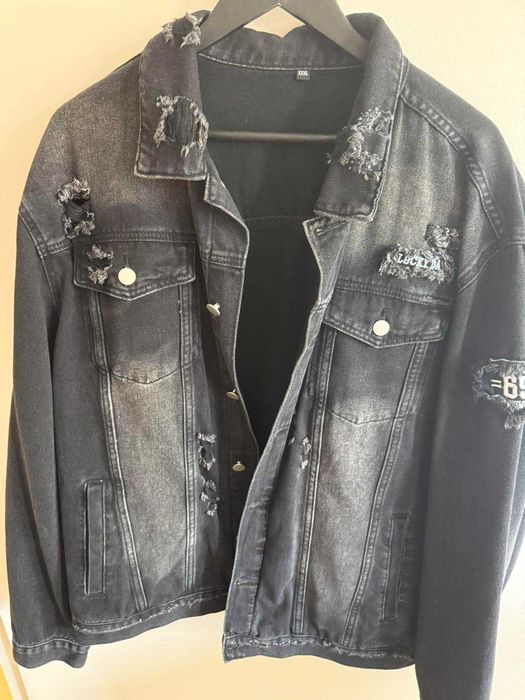 denim jacket/kurtka dżinsowa dobra cena LUCKY DAY 3XL
