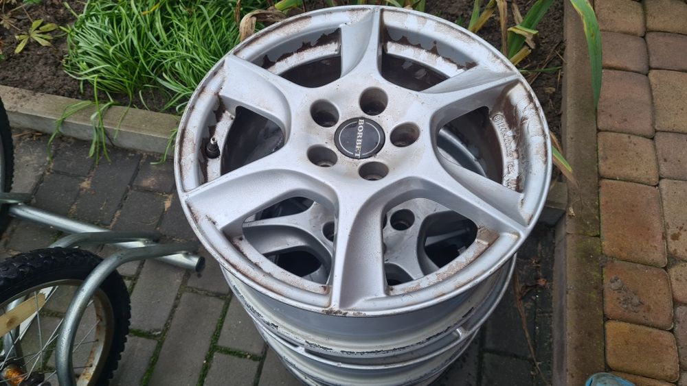 Felgi aluminiowe 15 Borbet 4szt w cenie złomu