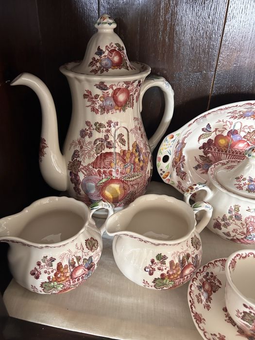 Serviço Masons England – Fruit Basket – Conjunto Completo – Porcelana Inglesa