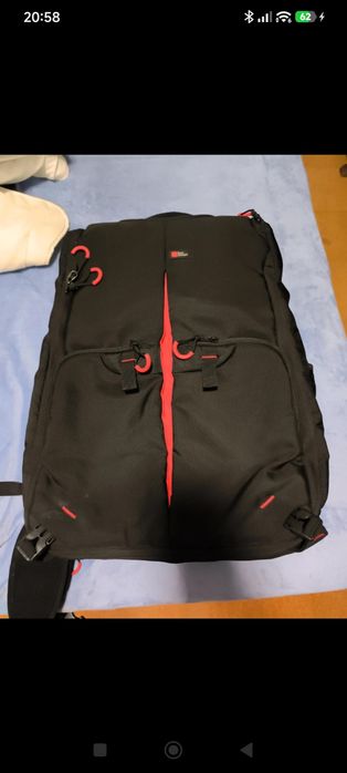 Mochila para equipamento fotográfico