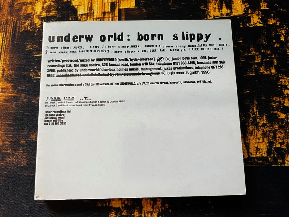 Underworld - Born Slippy - Breakbeat, Techno, Deep House, Trance