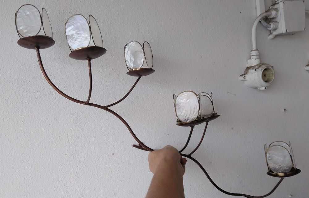 Apliques de parede novos para velas starlytes