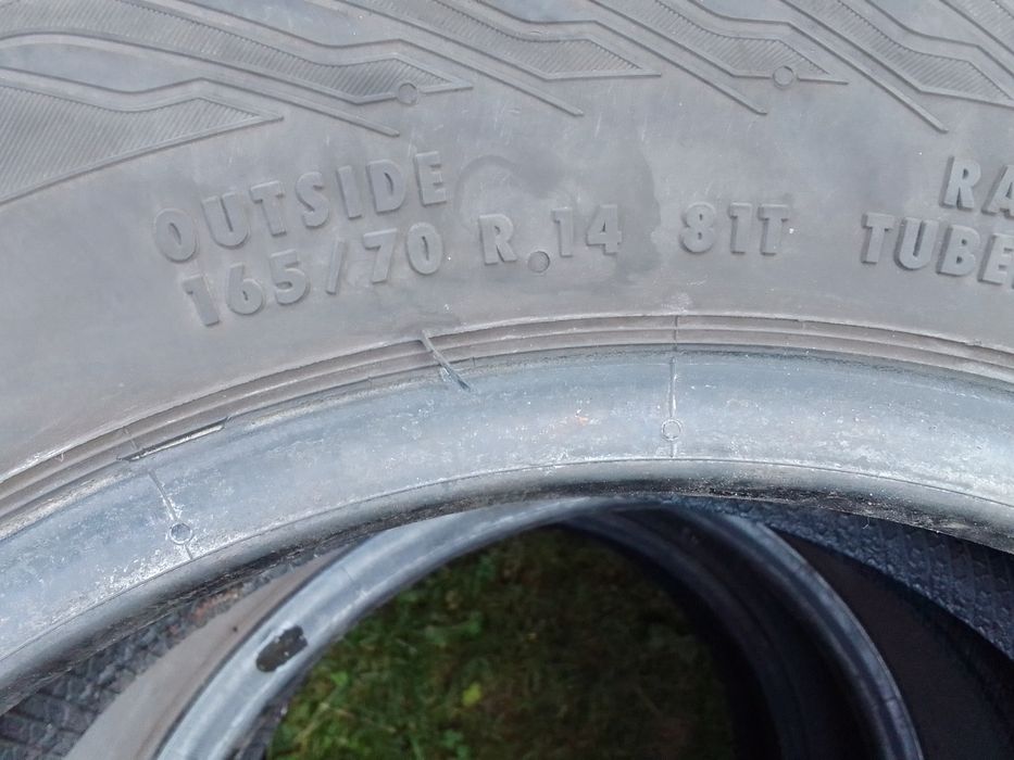 Cena za 4 Opony letnie 165/70r14 CONTINENTAL 6mm