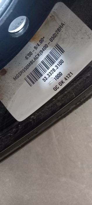 Opona pełna 6.00-9  i felga Soledeal MAGNUM Quick