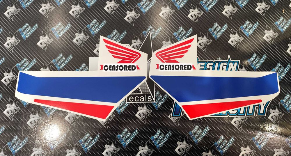 Autocolantes para Honda NSR 50/75 --- 1991 versão mota branca