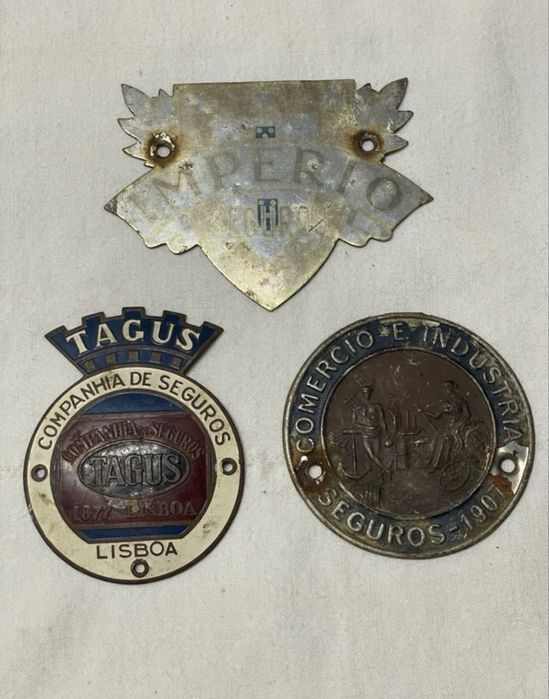 Placas Antigas Seguradoras Carros
