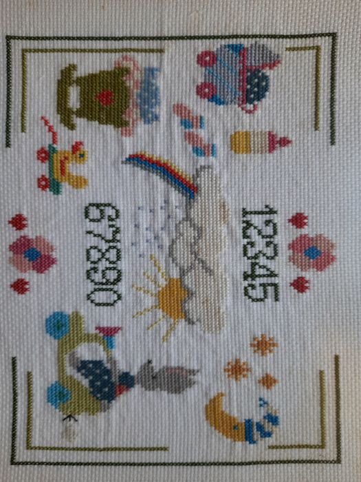Quadros bordados ponto cruz