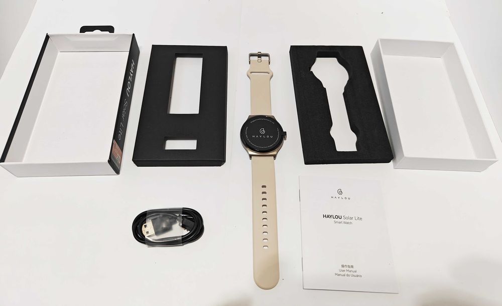 Xiaomi Haylou Solar Lite Smartwatch cor Silver NOVO!! = 30 euros