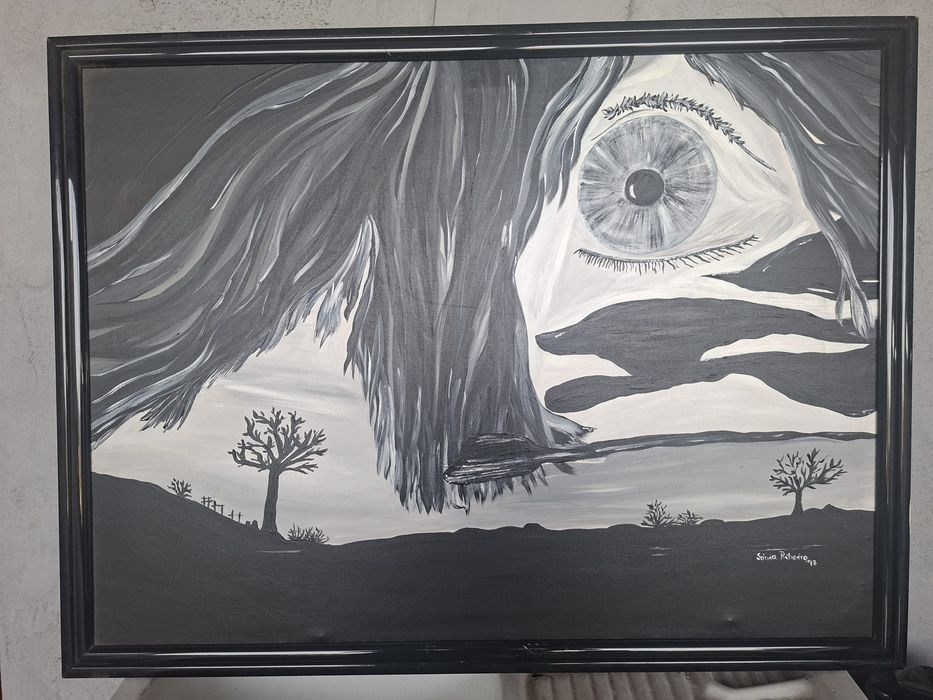 Quadros pintados a mão