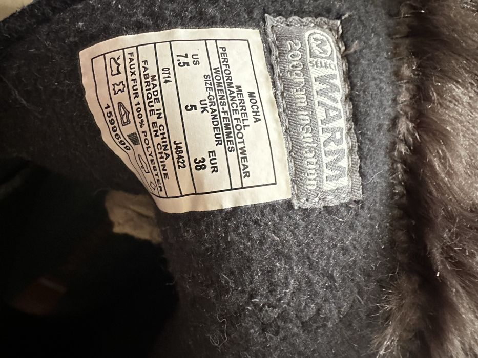 Чобітки зимові Merrell