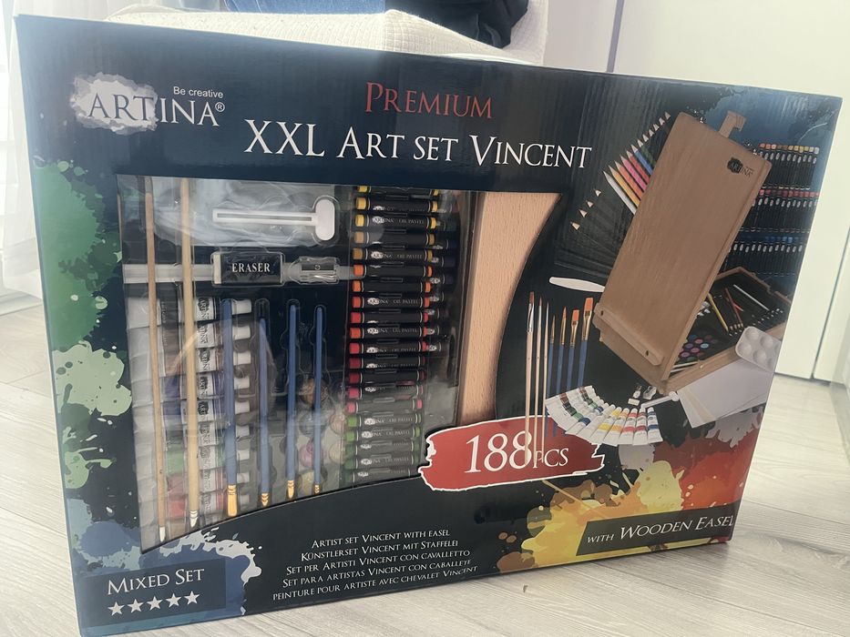 Zestaw malarski Artina Vincent , 188 części