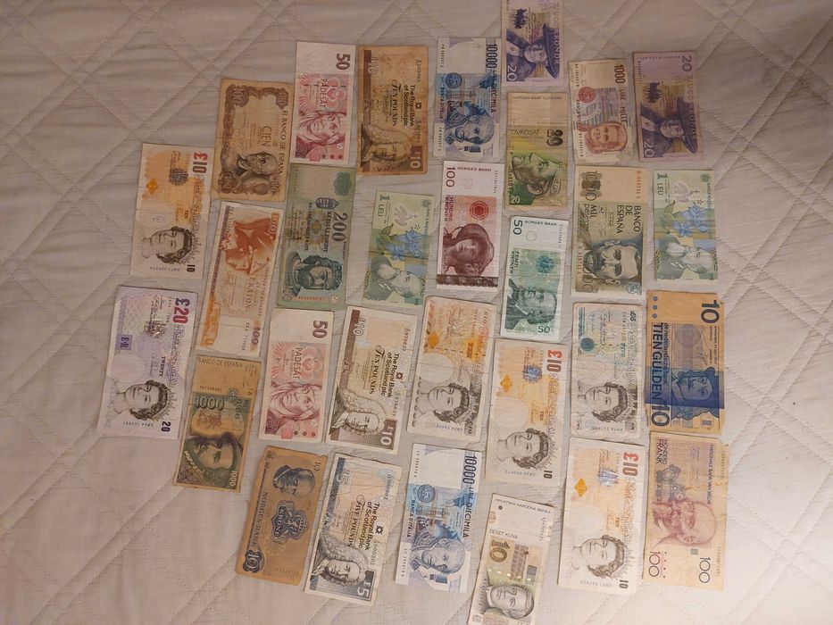 Notas europeias de colecção