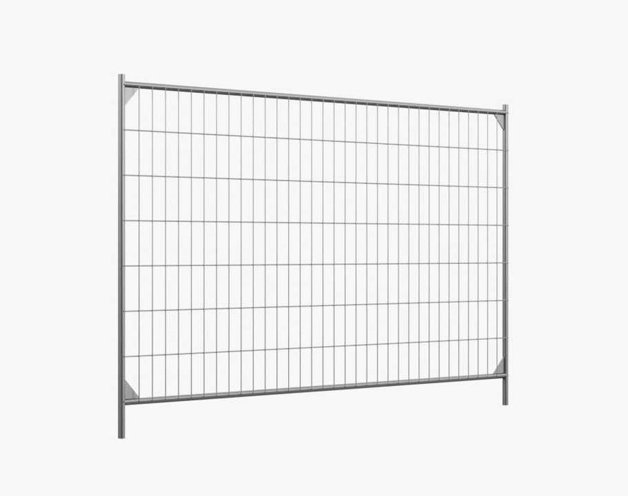 Ogrodzenie ze wzmocnionymi narożnikami Ogrodzenie budowlane