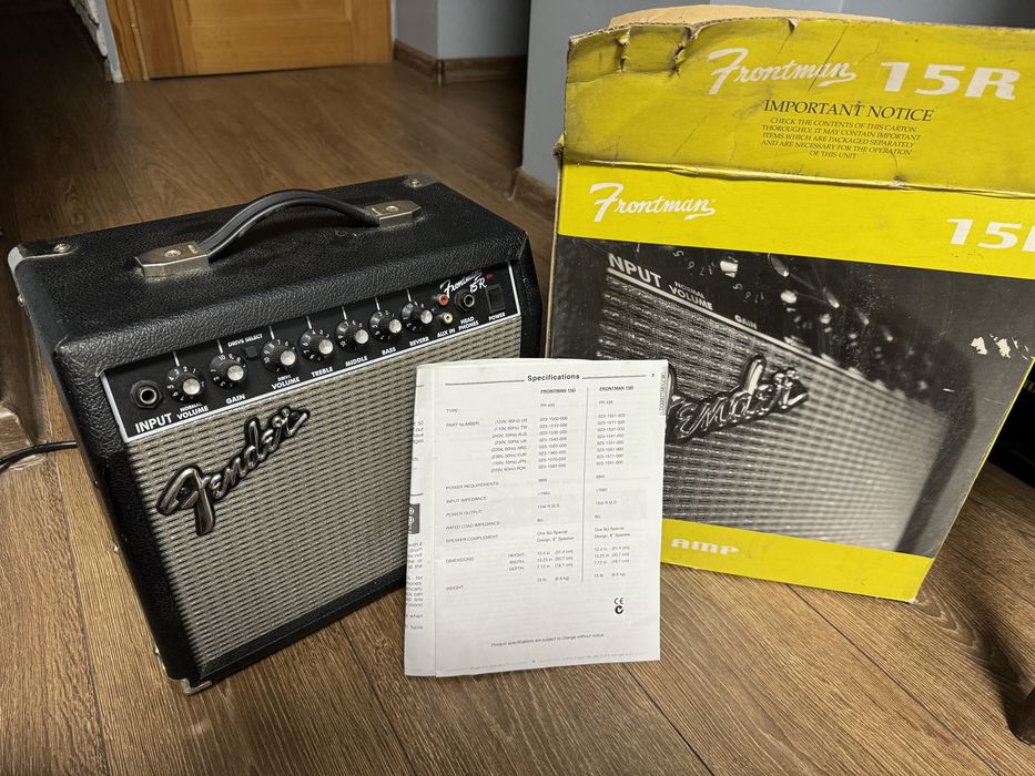 Wzmacniacz Głośnik do E-gitary Fender Frontman 15R