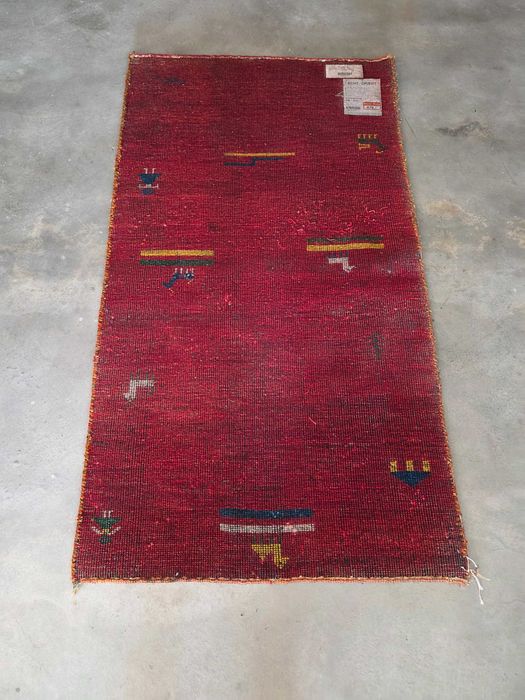 Tapete Indiano Gabbeh Royal, 100% Pura Lã Virgem, 159 cm x 90 cm