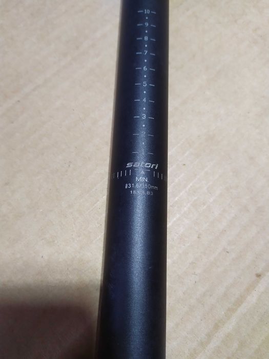 SATORI sztyca podsiodłowa 31,6x 350mm Amortyzowana Nowa Polecam