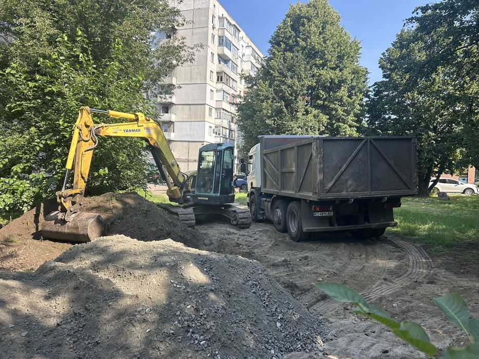 Щебінь Пісок Бетон Цемент Послуги Самоскид Самосвал Відсів