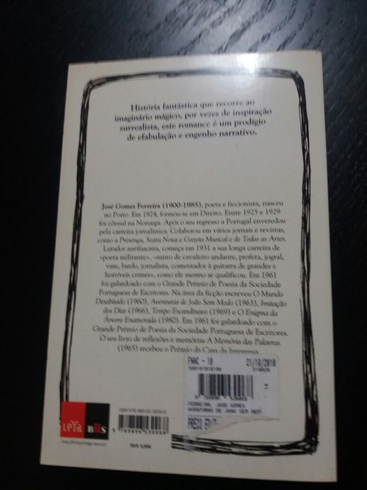 Livro: As Aventuras de João Sem Medo de José Gomes Ferreira