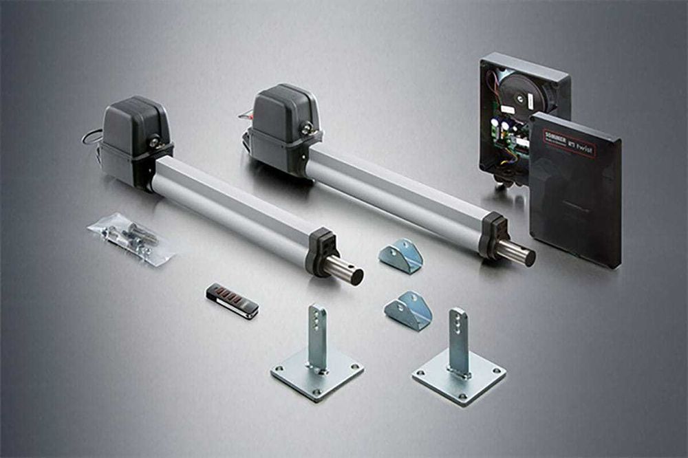 Napędy do bram przesuwnych 2 skrzydłowych garażowych