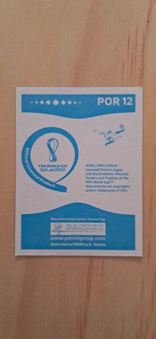 Cromo futebol de Bruno Fernandes(Mundial 2022)da Panini
